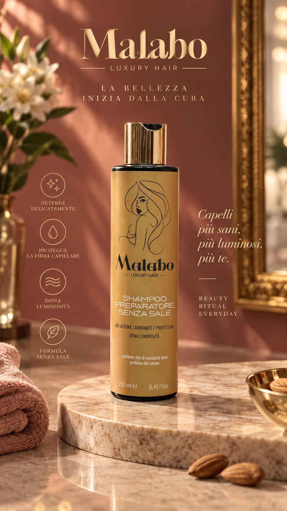 Shampoo preparatore senza sale 250 ml