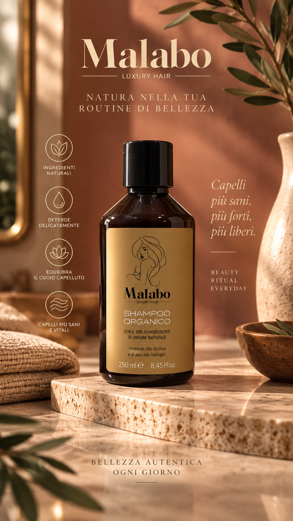 Shampoo organico 250 ml
